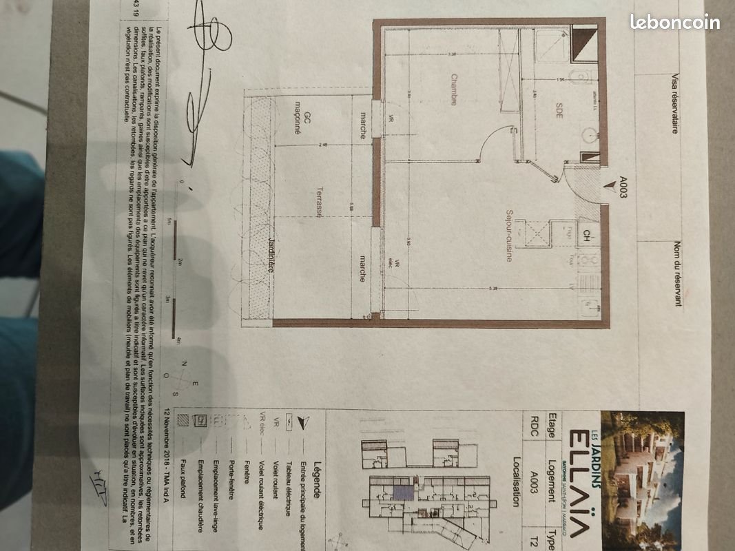 Appartement à louer, 38m², Bayonne