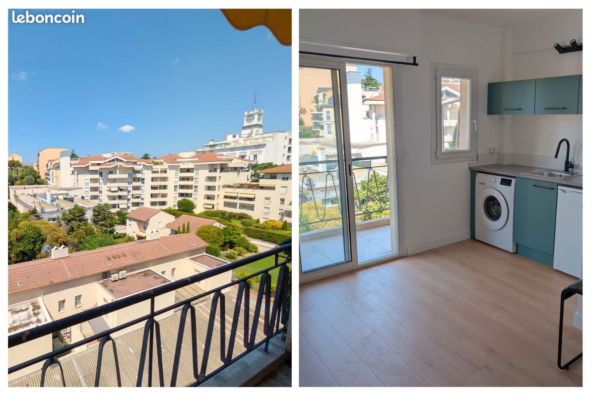Appartement à louer, 23m², Cannes