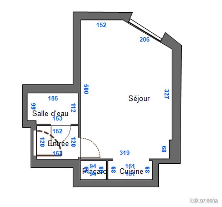 Appartement à louer, 21m², Nice