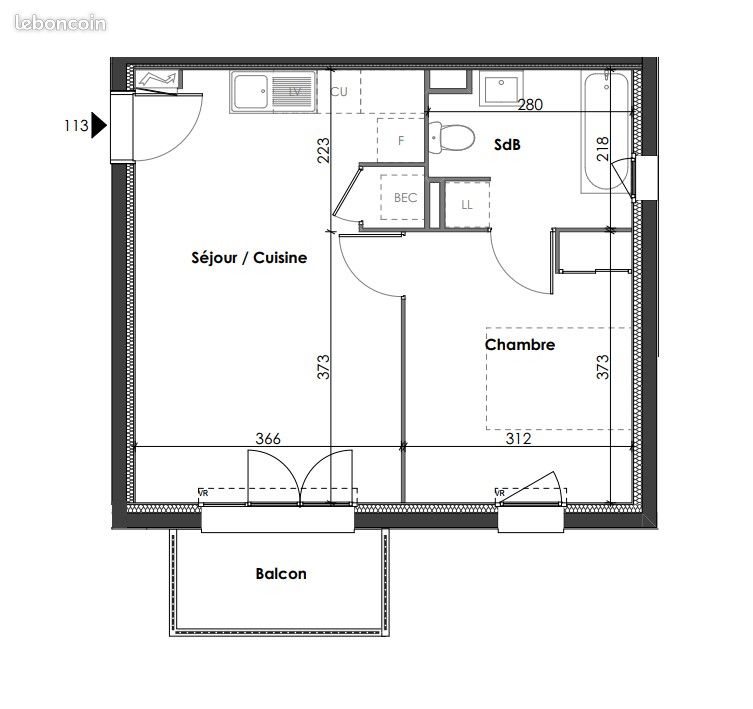 Appartement à louer, 50m², Notre-Dame-de-Monts