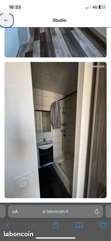 Appartement à louer, 17m², Reims