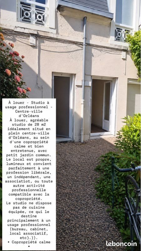 Appartement à louer, 28m², Orléans