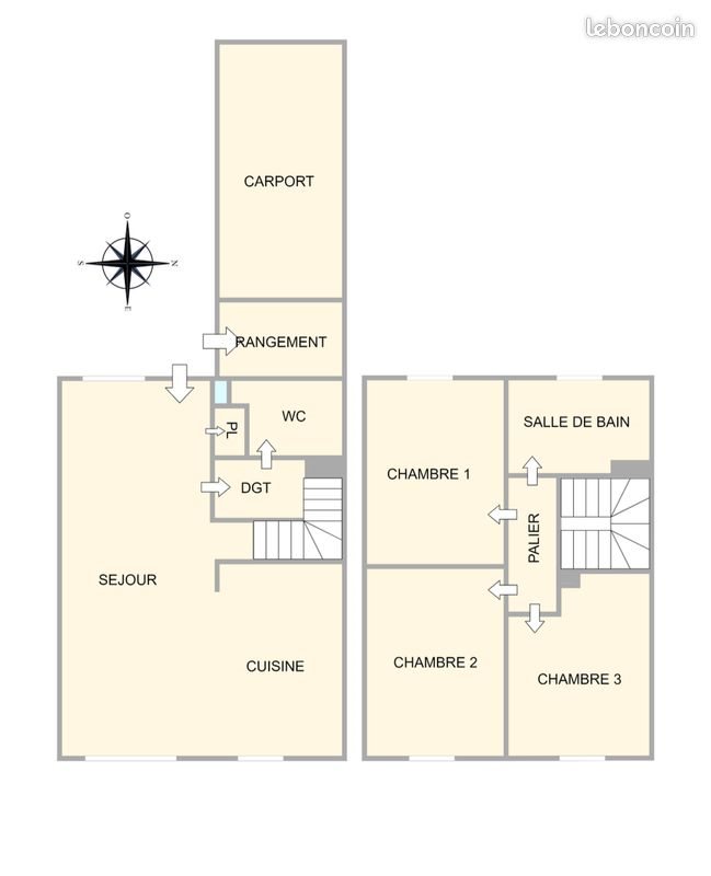 Maison à vendre, 84m², Saint-Jacques-de-la-Lande