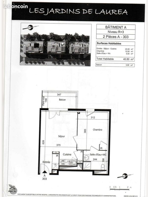 Appartement à louer, 40m², Lormont