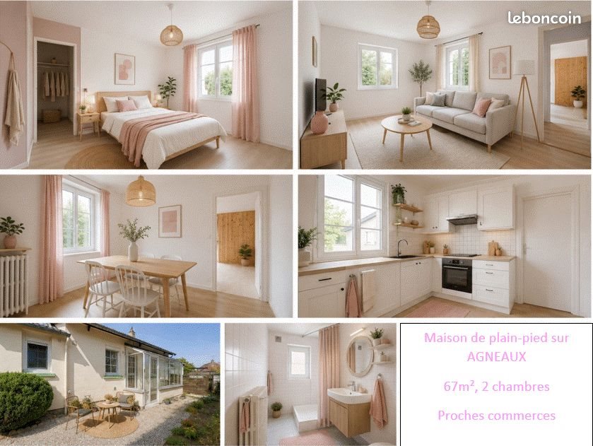 Maison à louer, 67m², Agneaux