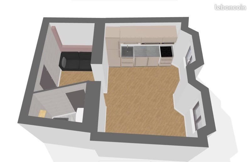 Appartement à vendre, 30m², Trets