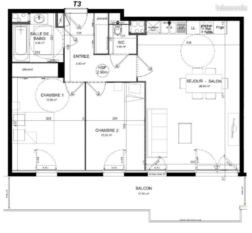 Appartement à louer, 67m², Lozanne