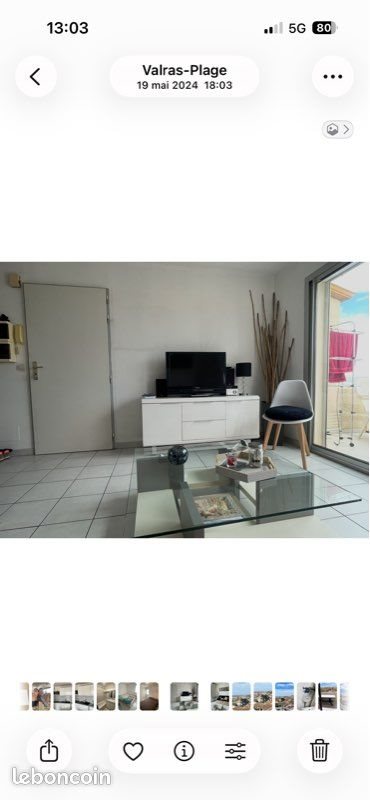 Appartement à louer, 47m², Valras-Plage