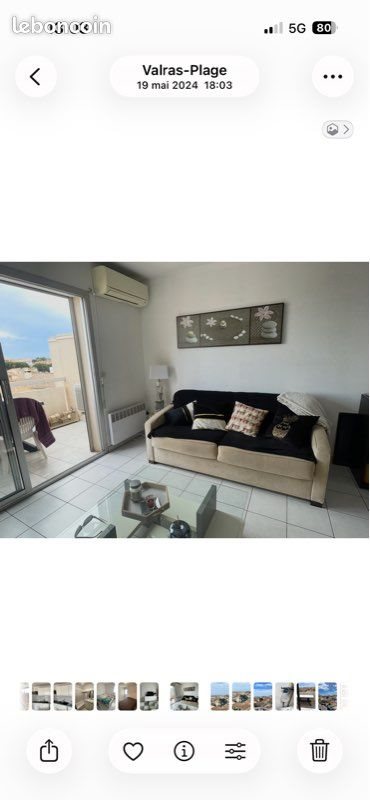 Appartement à louer, 47m², Valras-Plage