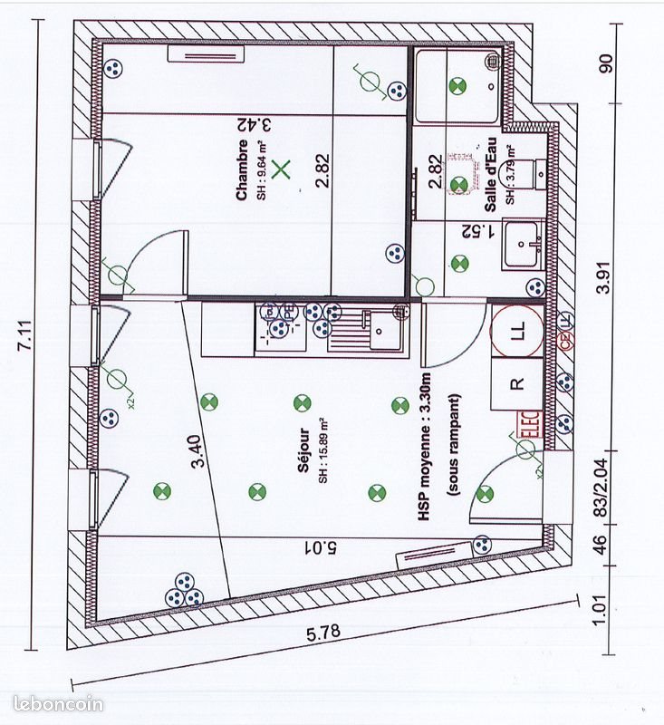 Appartement à louer, 29m², Monistrol-sur-Loire