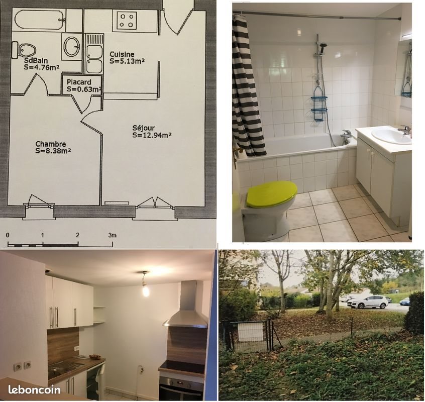 Appartement à louer, 32m², Villers-lès-Nancy