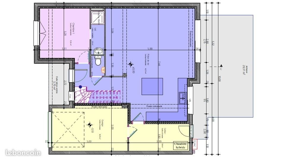 Maison à louer, 108m², Châteaugiron
