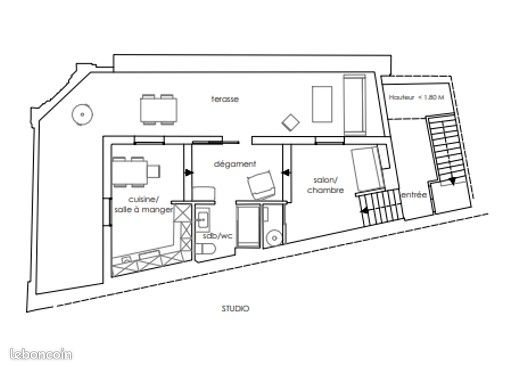 Appartement à louer, 39m², Thonon-les-Bains