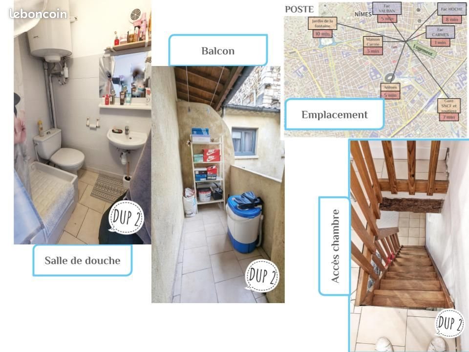 Appartement à louer, 33m², Nîmes