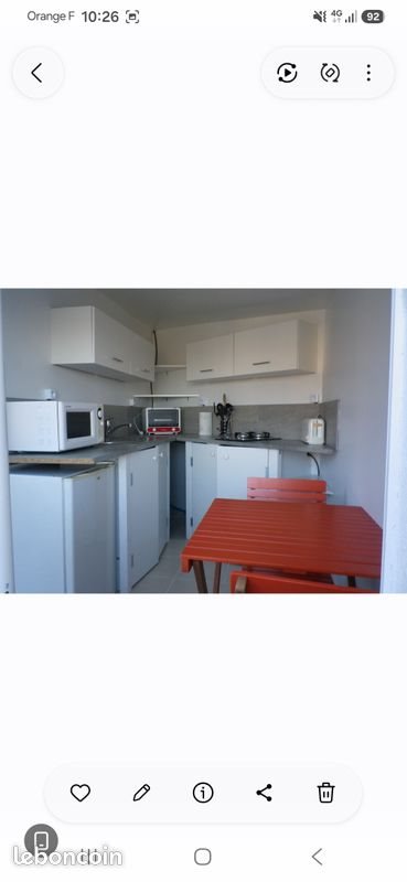 Appartement à louer, 22m², Oletta