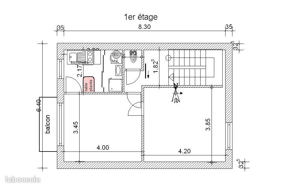 Appartement à louer, 35m², Dunkerque