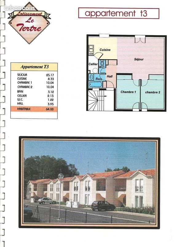Appartement à vendre, 64m², Bassens