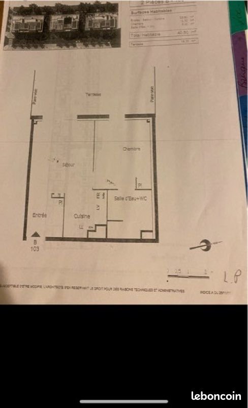 Appartement à louer, 40m², Lormont