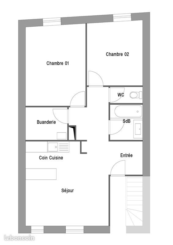 Appartement à louer, 65m², Bourg-en-Bresse