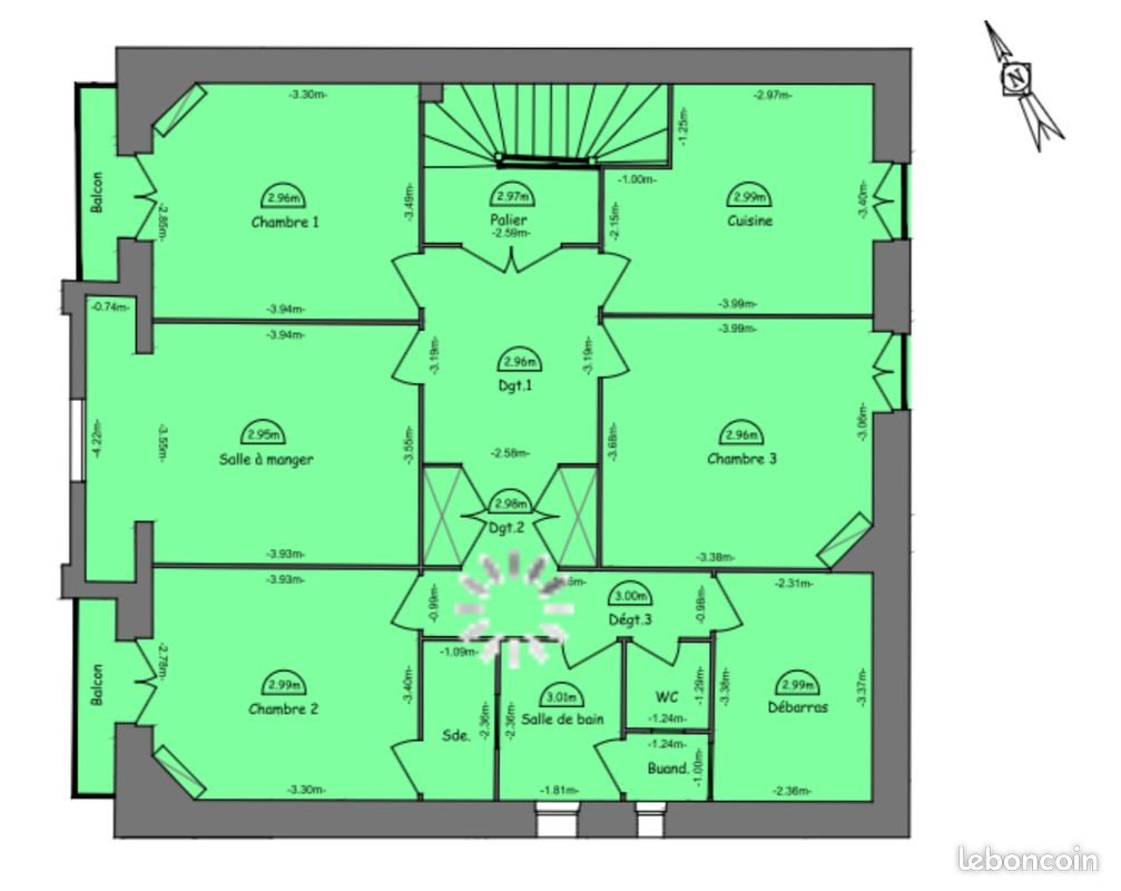 Appartement à louer, 120m², Saint-Jean-de-Luz