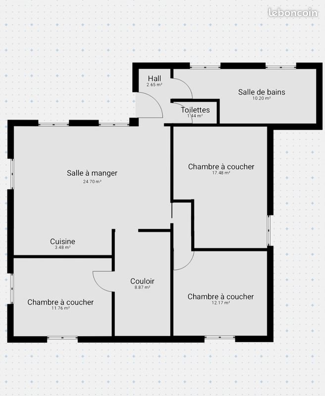 Appartement à louer, 85m², Manspach