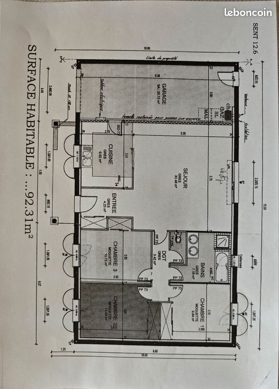 Maison à louer, 90m², Buxerolles