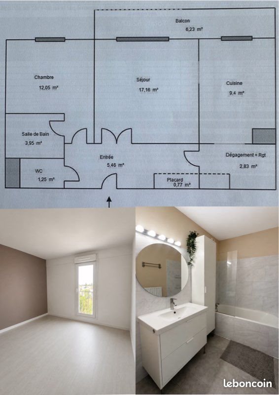 Appartement à vendre, 53m², Rezé