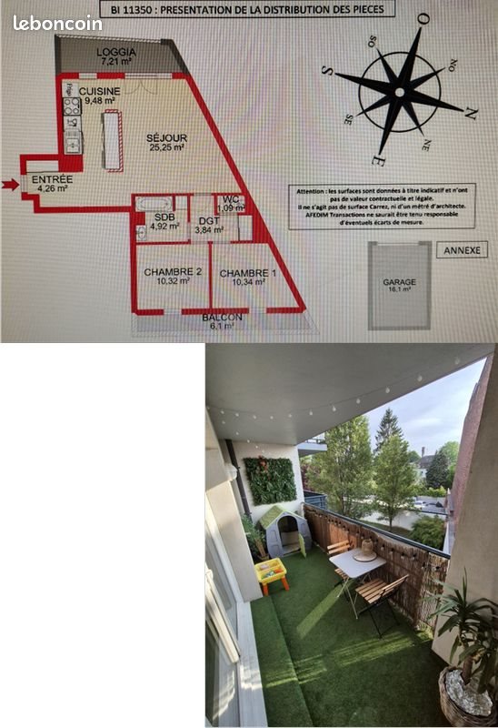 Appartement à vendre, 71m², Loos