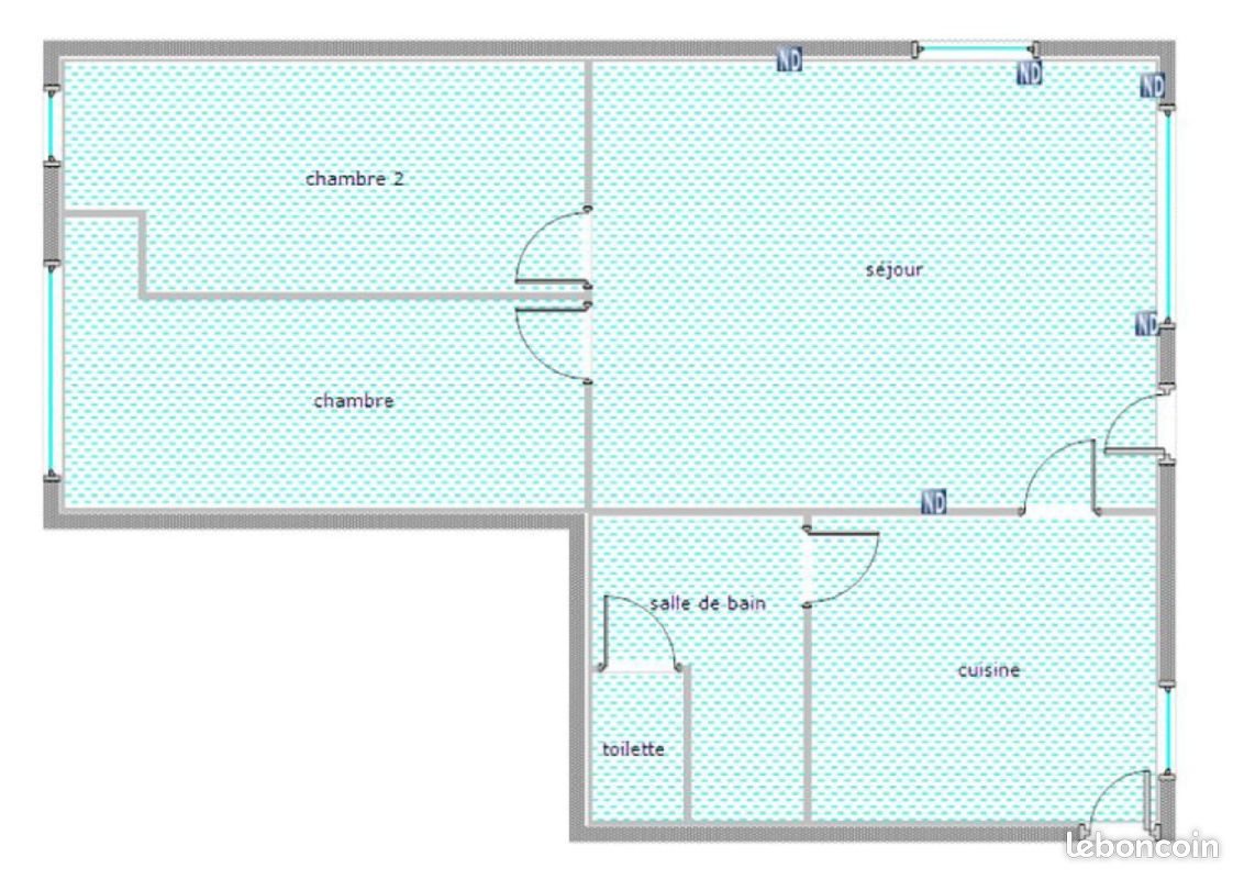 Appartement à louer, 56m², Berry-au-Bac