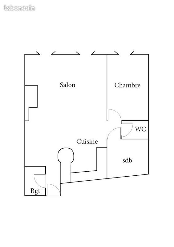 Appartement à louer, 46m², Nancy