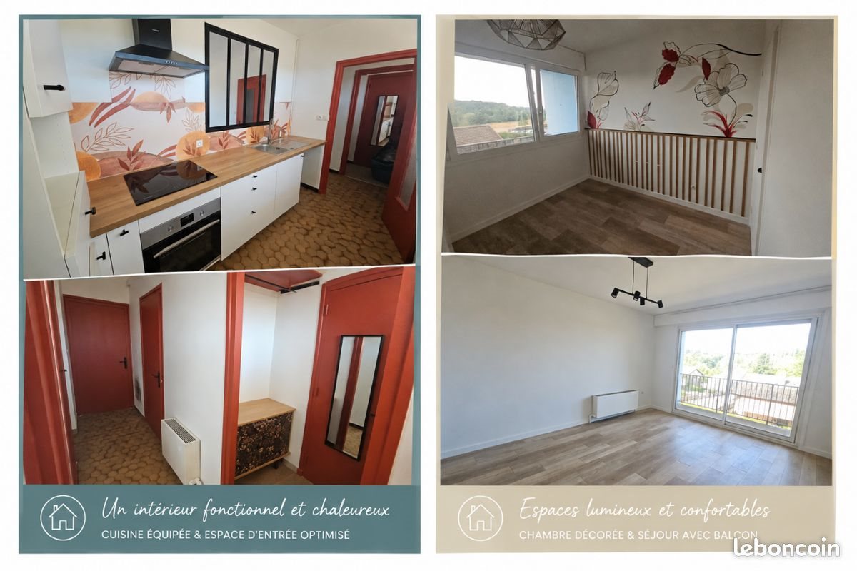 Appartement à louer, 44m², La Clayette