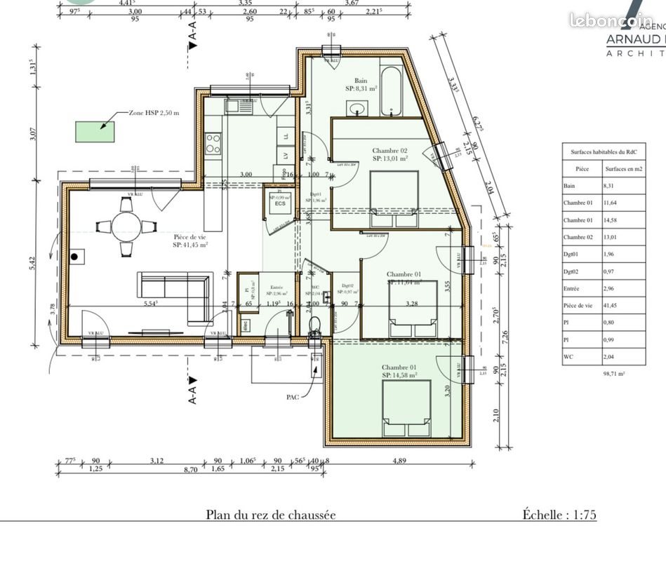 Maison à vendre, 98m², Saint-Martin-du-Vivier