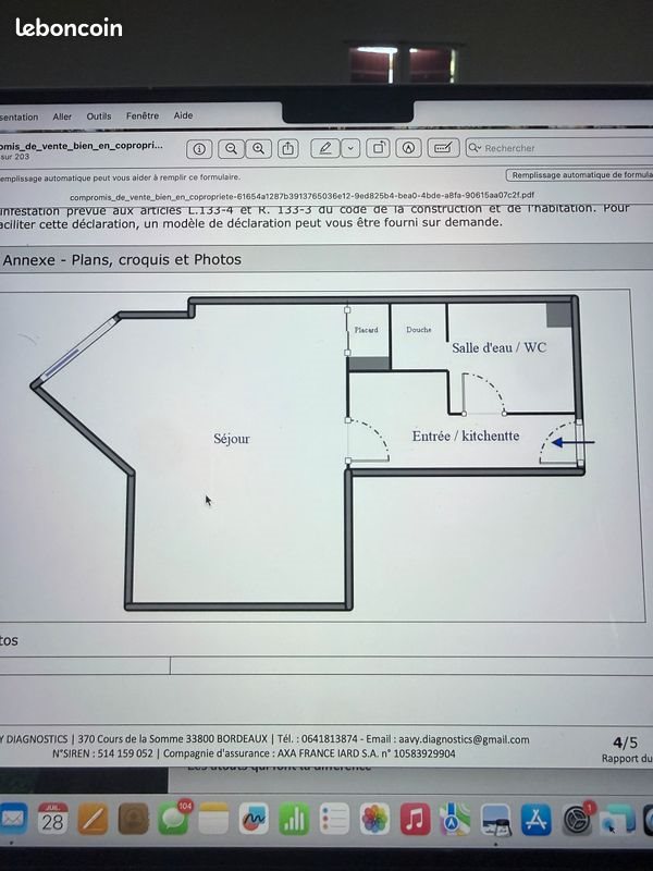 Appartement à vendre, 31m², Nanterre