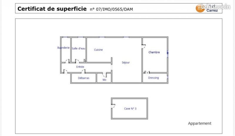 Appartement à vendre, 47m², Troyes