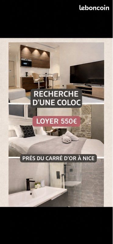 Appartement à louer, 47m², Nice