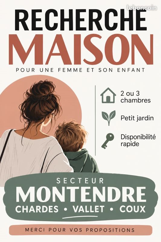 Maison à louer, 90m², Montendre