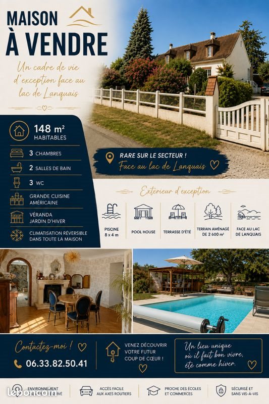 Maison à vendre, 148m², Lanquais
