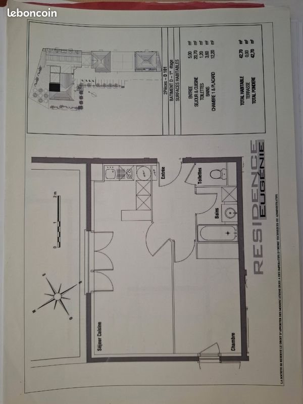 Appartement à louer, 42m², Vichy