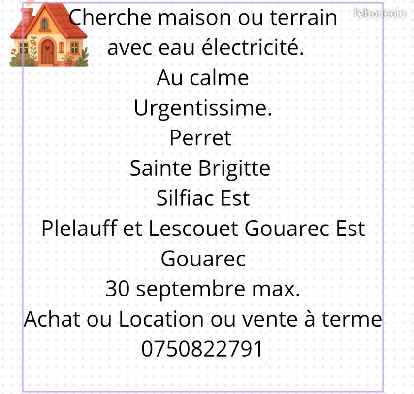 Maison à vendre, 70m², Silfiac