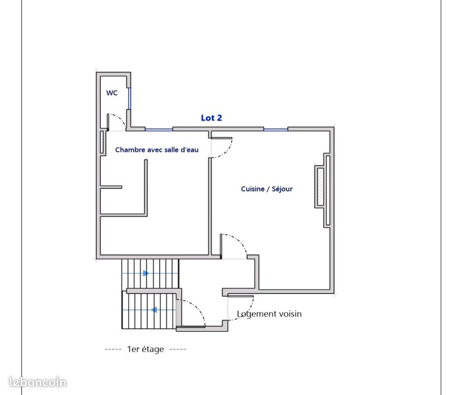 Appartement à louer, 37m², Saint-Gilles