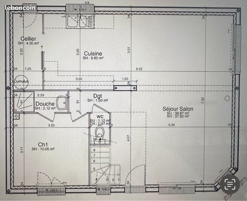 Maison à louer, 125m², Quincampoix