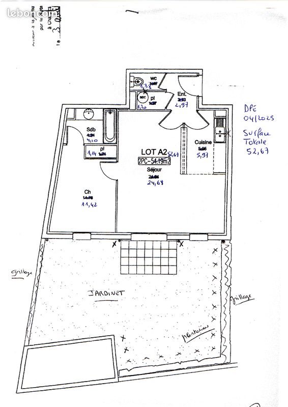 Appartement à vendre, 52m², Lèves