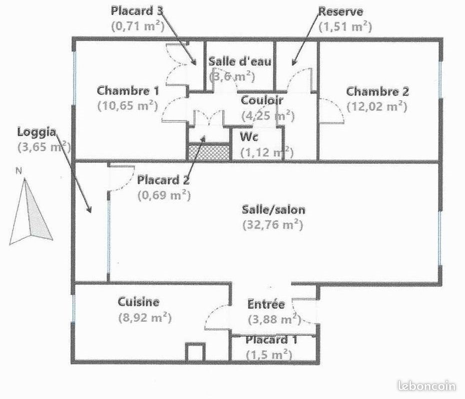 Appartement à vendre, 81m², Bois-Guillaume