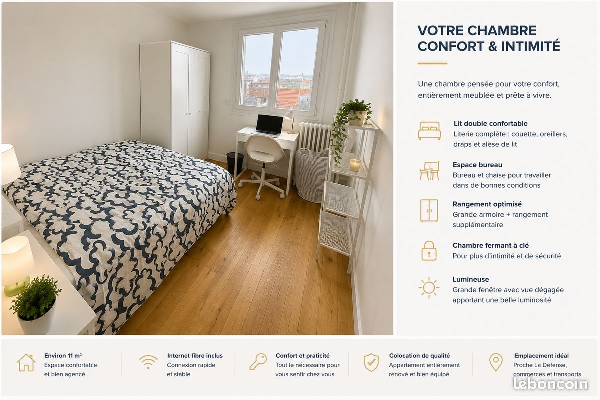 Appartement à louer, 80m², Nanterre