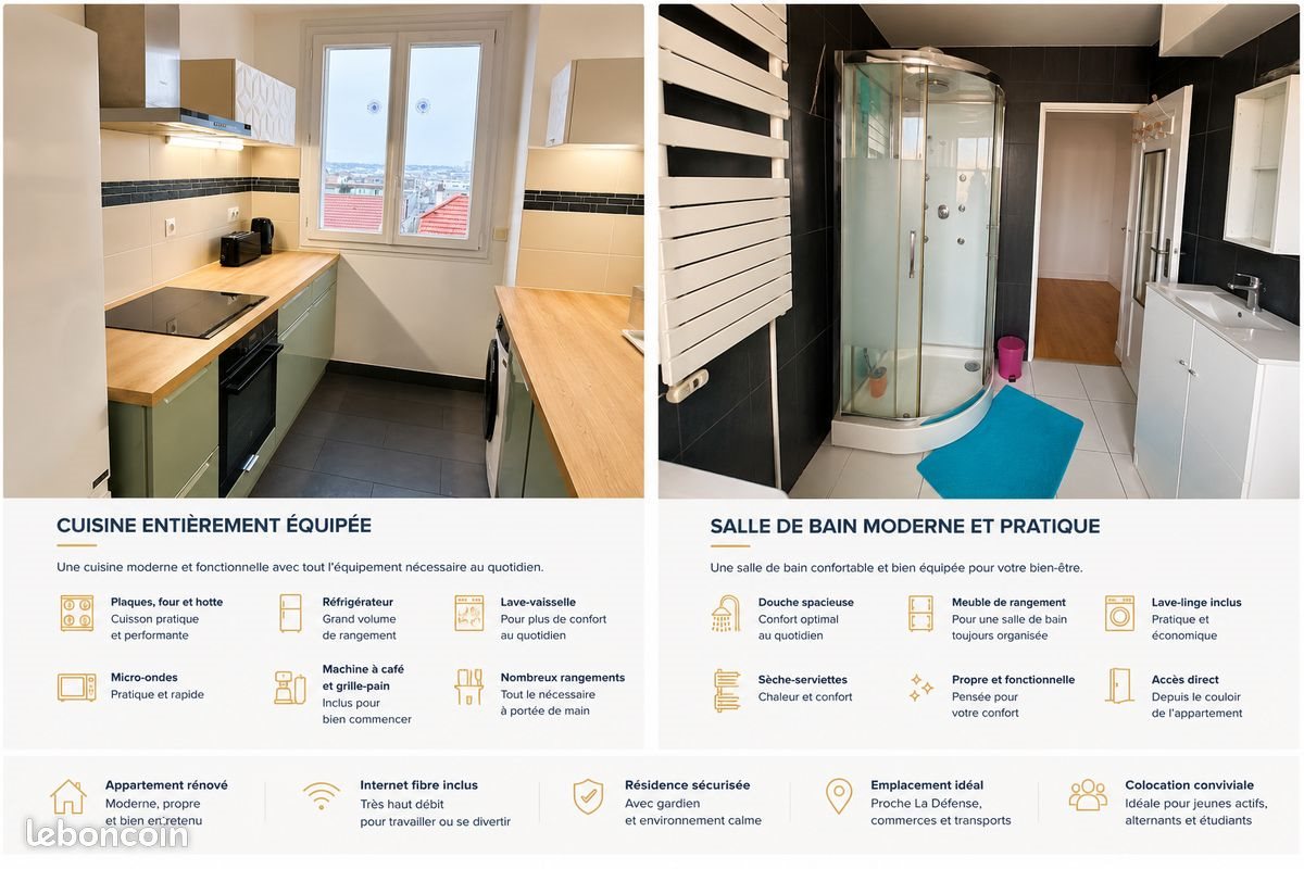 Appartement à louer, 80m², Nanterre