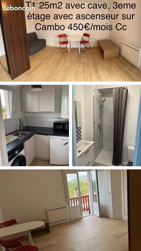 Appartement à louer, 25m², Cambo-les-Bains