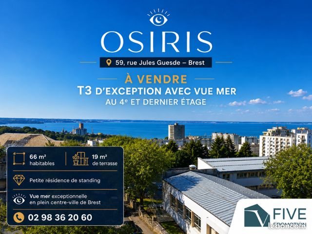 Appartement à vendre, 66m², Brest