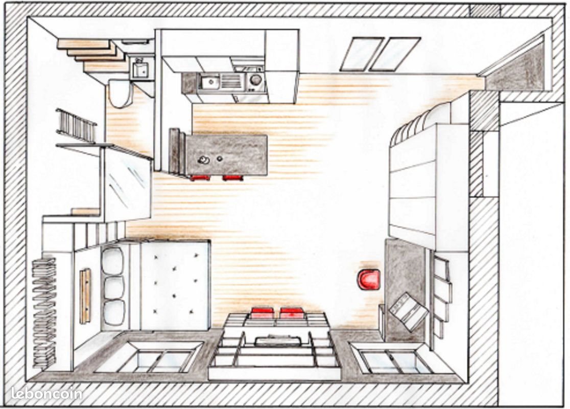 Appartement à louer, 15m², Quimper