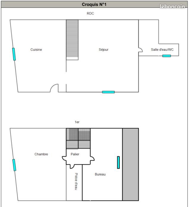 Appartement à louer, 39m², Saint-Georges-sur-Loire