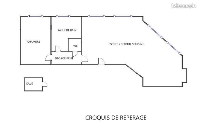 Appartement à louer, 55m², Colombes